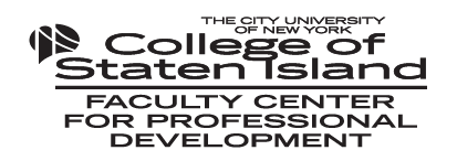 Faculty Center for Professional Development
